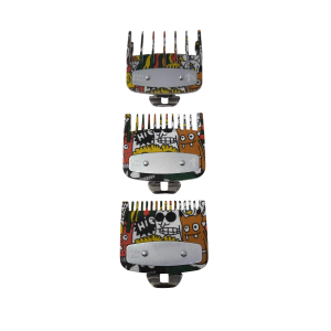 Kit 3 contre-peignes customisé emoji Barber Corner