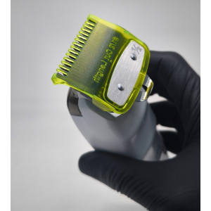 Kit de 8 contre peignes Jaune translucide BARBER CORNER