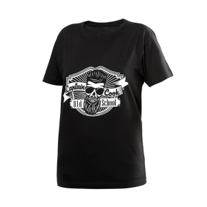 T-shirt noir CAPTAIN COOK...