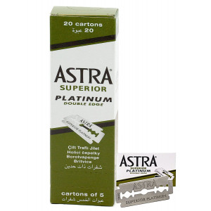 Lames double tranchant ASTRA x 100 lames (20x5)