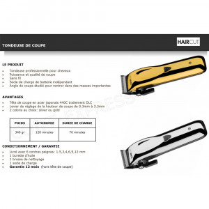 Tondeuse de coupe sans fil HAIRCUT TH35 Bronze Tondeuse de coupe sans fil HAIRCUT TH35 Bronze