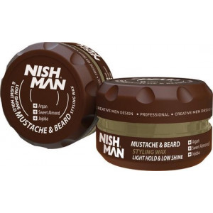 Cire barbe & moustache NISH...