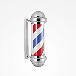 Enseigne BARBER POLE rotative LED 72cm