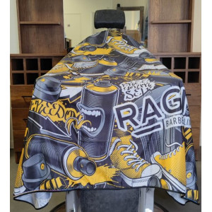 Cape de coupe RAGNAR GRAPHITI - 145 x 160cm Cape de coupe RAGNAR GRAPHITI - 145 x 160cm