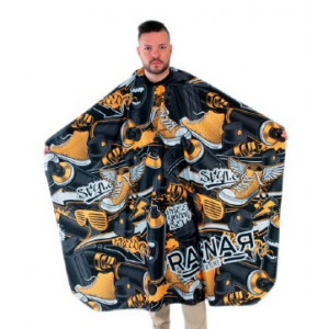 Cape de coupe RAGNAR GRAPHITI - 145 x 160cm Cape de coupe RAGNAR GRAPHITI - 145 x 160cm