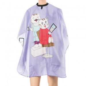 Cape de coupe enfant Violet modèle Chatons