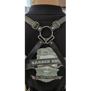 Tablier de barbier en tissu Full Noir RAZOR