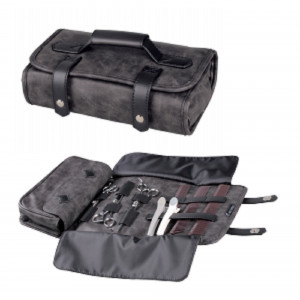 Trousse accessoires Barbier vintage Gris